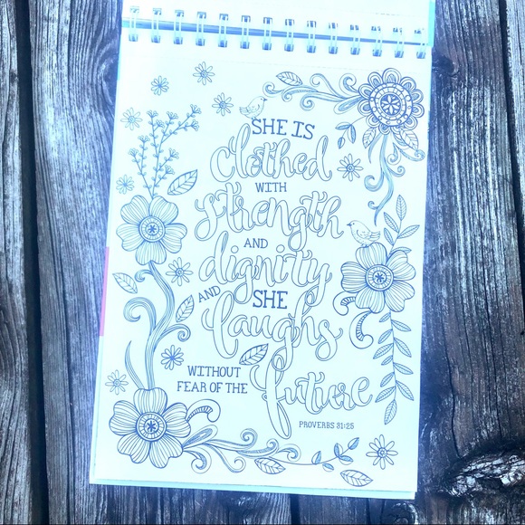 Adult colouring book Bible Verse - Picture 4 of 7